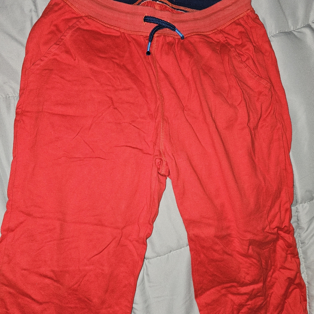 Mini Boden 14  Red Casual Shorts with Elastic Waistband
